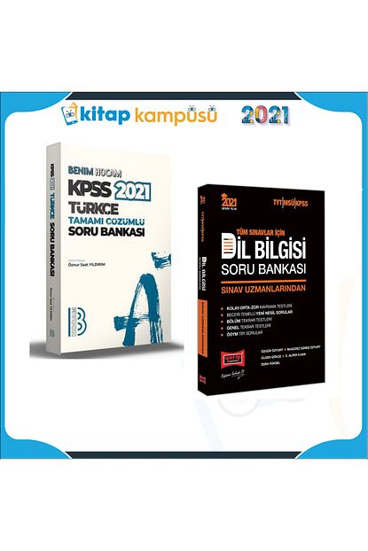 Benim Hocam Yayinlari Benim Hocam 2021 Kpss Turkce Soru Bankasi Ve Yargi Sinav Uzmanlarindan Dil Bilgisi Soru Bankasi Trendyol