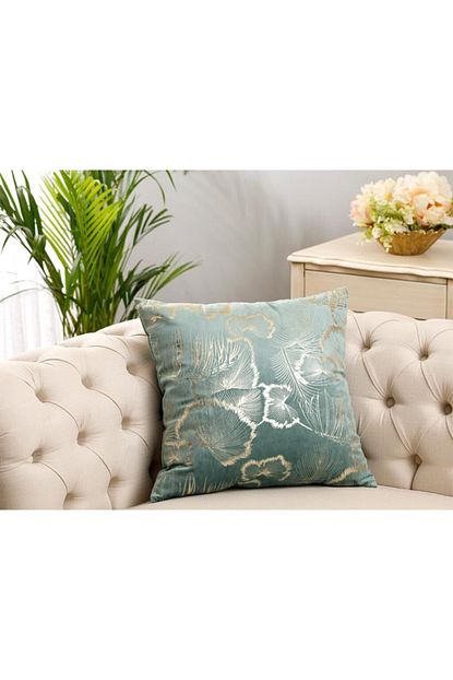 english home magnolia kadife kirlent