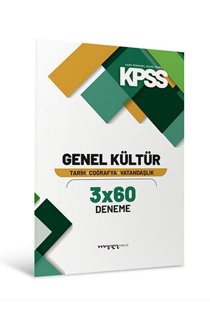 Marka Yayinlari 2021 Kpss Genel Kultur 3x60 Deneme Sinavi Trendyol