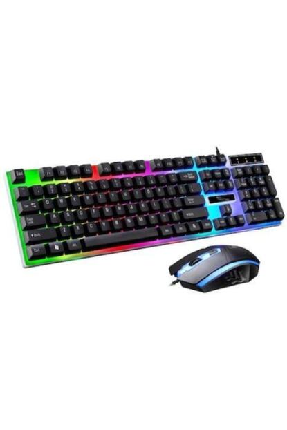 Mastek Isikli Klavye Oyuncu Klavye Mouse Set 7 Farkli Led Renkli Klavye Trendyol