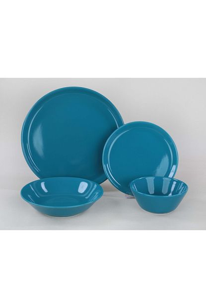 keramika yemek takimi hitit blue 6 kisilik 24 parca fiyati yorumlari trendyol