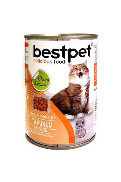 Bestpet Tavuk Etli Parca Ve Joleli Kisirlastirilmis Kedi Konservesi 415 Gr Trendyol