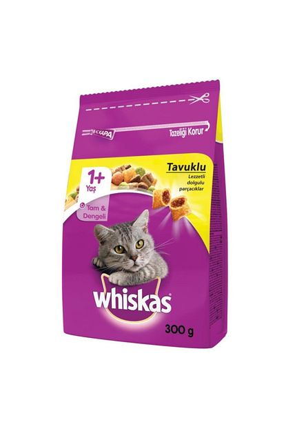 Whiskas Kuru Tavuklu Sebzeli Kedi Mamasi 300 Gr Trendyol