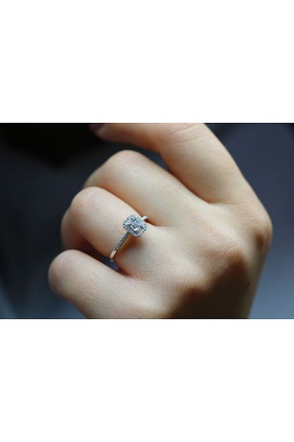 If Pirlanta 0 25 Karat Baget Yuzuk Trendyol