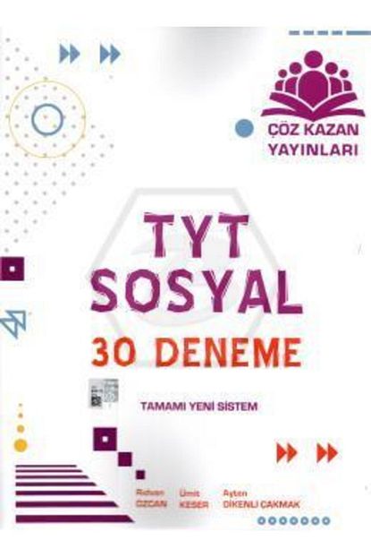 Coz Kazan Yayinlari Tyt Deneme Sosyal Bilimler 30 Lu Deneme Sinavi 2021 Trendyol