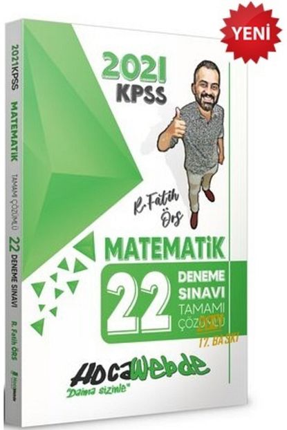 Hocawebde Yayinlari 2021 Kpss Matematik Tamami Cozumlu 22 Deneme Sinavi Yeni Guncel Son Baski Trendyol