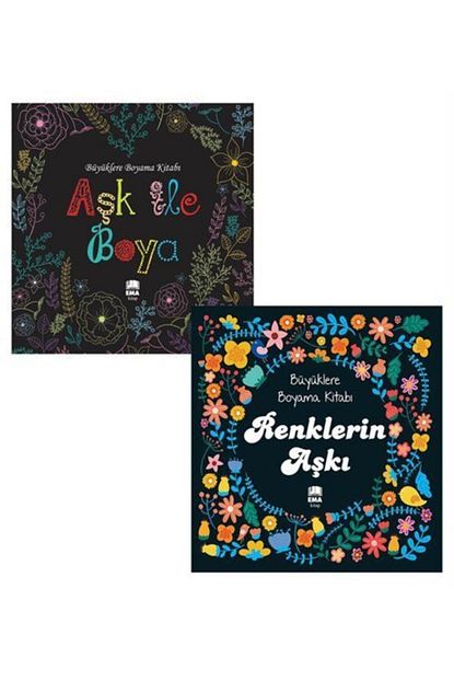 renklerin aski ask ile boya buyuklere boyama kitabi seti 2 kitap evde kal renkli kal