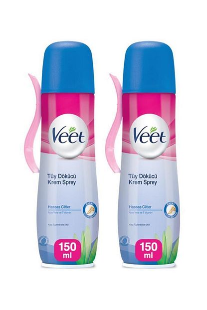 veet tuy dokucu sprey krem hassas ciltler 150 ml mavi x 2 adet fiyati yorumlari trendyol