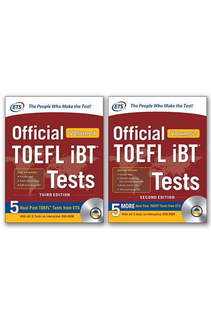 Ets Yayinlari Official Toefl Ibt Tests Volume 1 Volume 2 2 Dvd Roms Trendyol