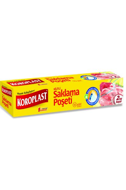 koroplast kilitli saklama poseti 14 adet fiyati yorumlari trendyol