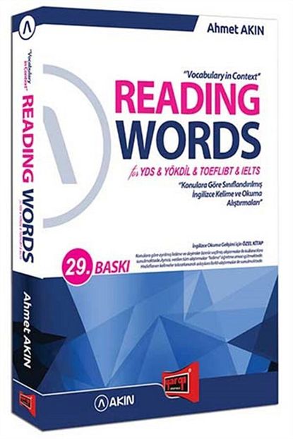 Yargi Yayinevi Yargi Yayinlari Reading Words For Yds Yokdil Toefl Ibt Ielts Akin Trendyol