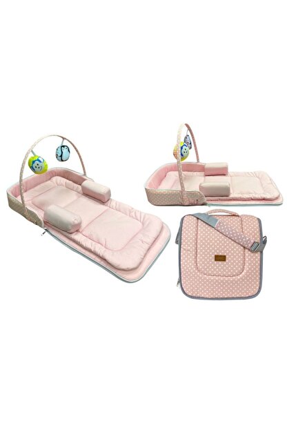 Jusso Cok Amacli Portatif Bebek Yatagi 75x40 Cm Pembe Trendyol