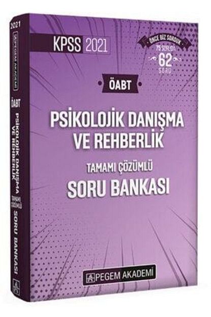 Pegem Akademi Yayincilik Sinav Kitaplari Pegem 2021 Kpss Oabt Pdr Tamami Cozumlu Soru Bankasi Kategorisinde En Cok Satan Trendyol