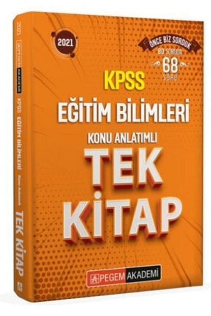 Pegem A Yayincilik Sinav Kitaplari Pegem 2021 Kpss Egitim Bilimleri Konu Anlatimli Tek Kitap Trendyol