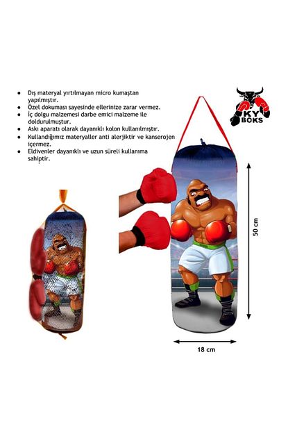 Ky Cocuk Boks Torbasi Ve Eldiveni Kum Torbasi Trendyol