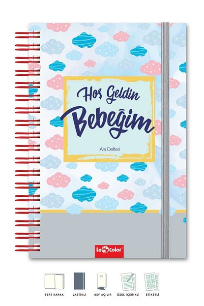 Le Color Bebek Ani Defteri Ve Hamilelik Gunlugu 17x24 120gr Trendyol