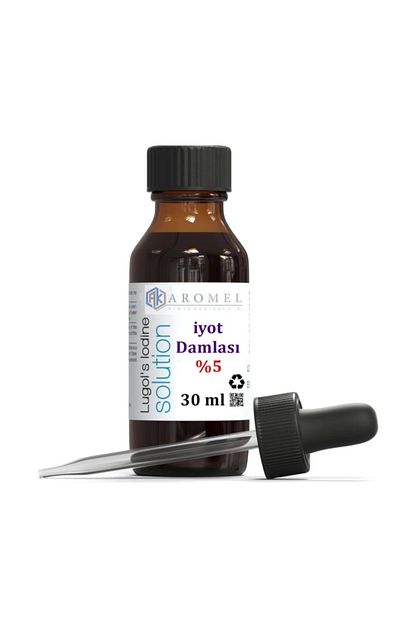 aromel iyot damlasi 5 lik 30 ml damlalikli sise lugol cozeltisi fiyati yorumlari trendyol