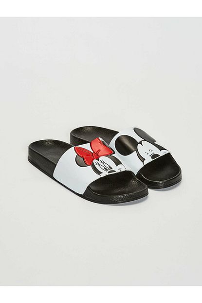 lc waikiki minnie mouse kadin beyaz j5e terlik fiyati yorumlari trendyol
