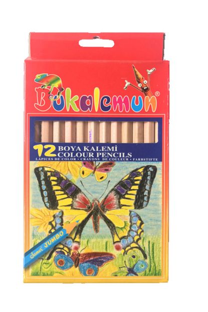 bukalemun 12 li jumbo boya kalem seti