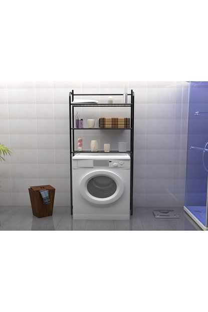 Toprak E Ticaret Metal Ayakli 3 Rafli Banyo Rafi Camasir Makinesi Dolabi Makine Ustu Dekoratif Raf Askilik Fiyati Yorumlari Trendyol