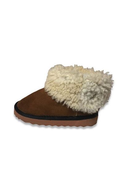 Wereandwalk Taba Hakiki Deri Cocuk Ugg Bot Trendyol