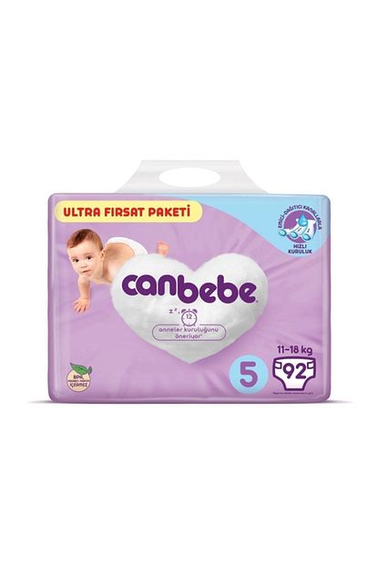 canbebe bebek bezi 5 beden 11 18 kg 92 li fiyati yorumlari trendyol
