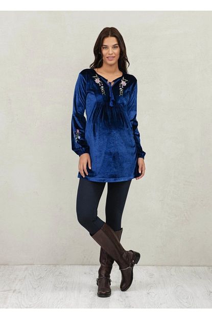 Even Fashion Hamile Giyim Kadife Uzun Kollu Hamile Bluz Trendyol