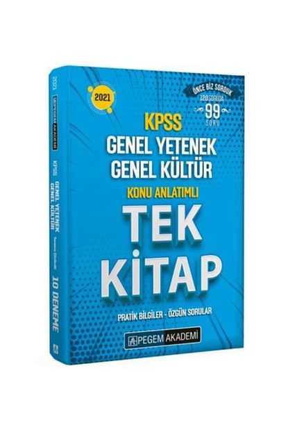 Pegem A Yayincilik Hazirlik Kitaplari 2021 Kpss Genel Yetenek Genel Kultur Konu Anlatimli Tek Kitap Pegem Trendyol