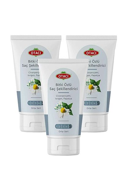 Otaci Bitkisel Sac Sekillendirici Orta Sert 3 Lu X 150 Ml 8699512010153 Fiyati Yorumlari Trendyol