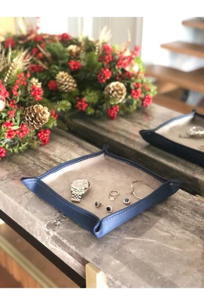 luxury stand deri bozuk para kasesi