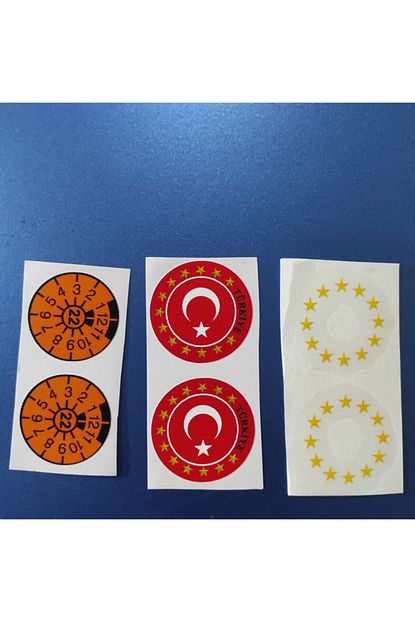 stickeravm turkiye plaka pul seti