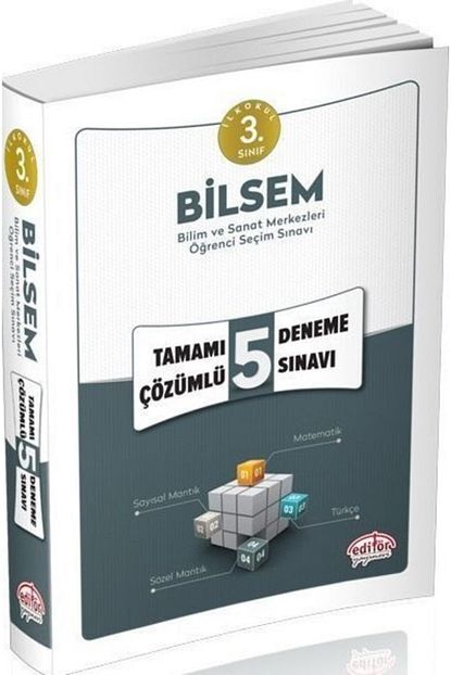 Elit Kitabevi 3 Sinif Bilsem Cozumlu 5 Deneme Sinavi Trendyol