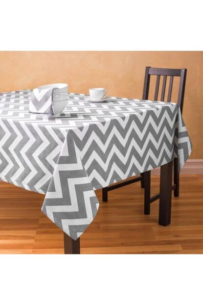 Altinpamuk Masa Ortusu Zigzag Gri Secenekli Leke Tutmaz Duck Keten Kumas Fiyati Yorumlari Trendyol