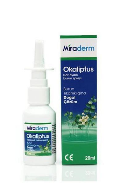 miraderm okaliptus burun spreyi 20 ml fiyati yorumlari trendyol