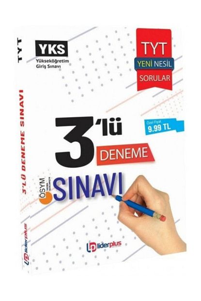 lider plus yks tyt 3 deneme fiyati