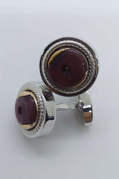 gutiero erkek bordo tasli kol dugmesi fiyati yorumlari trendyol