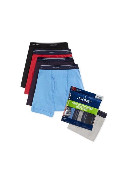 Jockey Ic Giyim Erkek 5 Li Klasik Boxer Trendyol