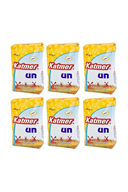 Katmer Ekmek Pasta Borek Baklavalik Bugday Unu 2 Kg 6 Paket Trendyol Tellioğlu baklavalık böreklik un 2 kg. trendyol