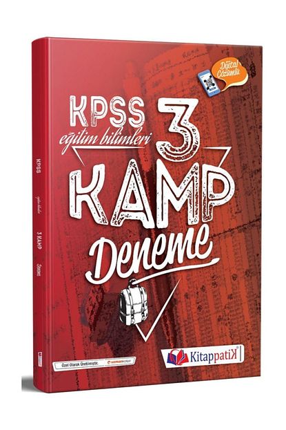 Uzman Kariyer Yayinlari 2020 Kpss Egitim Bilimleri Kamp Dijital Cozumlu 3 Deneme Trendyol