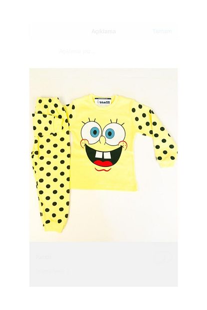 Bkm22 Sunger Bob Baskili Pijama Takimi Trendyol
