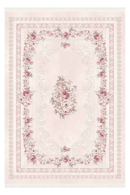 Brillant Angel Home Kaymaz Tabanmakinede Yikanabilir Kadife Hali Trendyol