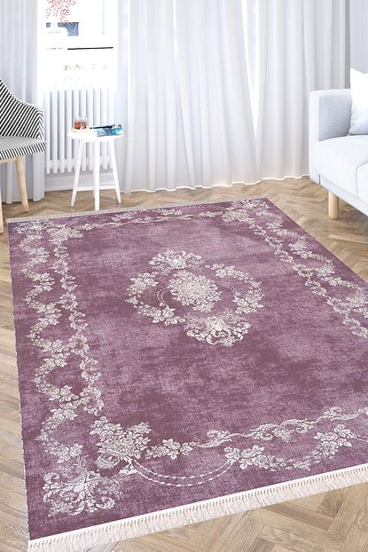 Brillant Angel Home Kaymaz Taban Makinede Yikanabilir Kadife Hali Trendyol