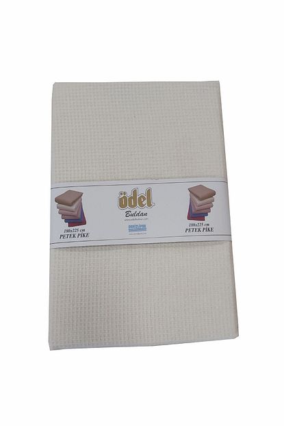 Odel Home Cift Kisilik Renkli Petek Pike Krem Trendyol