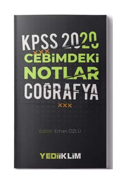 Yediiklim Yayinlari Yediiklim Kpss Cebimdeki Notlar Cografya 2020 Yeni 9786052895078 Trendyol