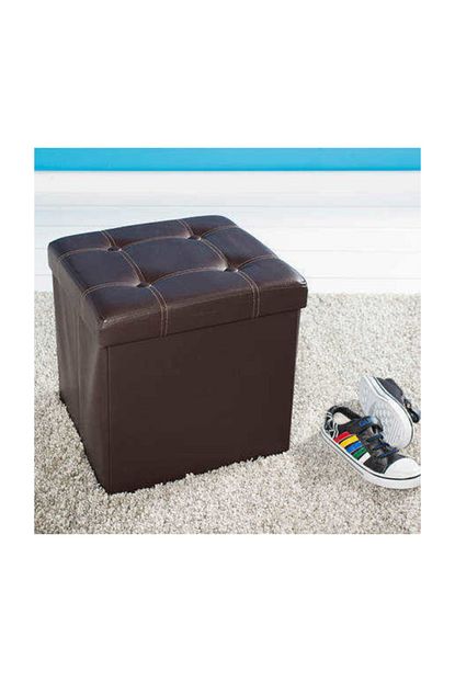 Adore Mobilya Handy Mate Portatif Kare Oturak Ve Kutu Hmk 014 Sk 1 Kahve Trendyol