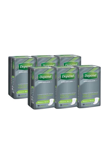 Depend Erkek Mesane Gardi 10 Lu 60 Li Paket Trendyol