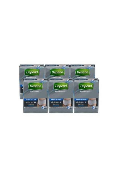 Depend Emici Kulot Erkek Large 8 Li 6 Li Paket Trendyol
