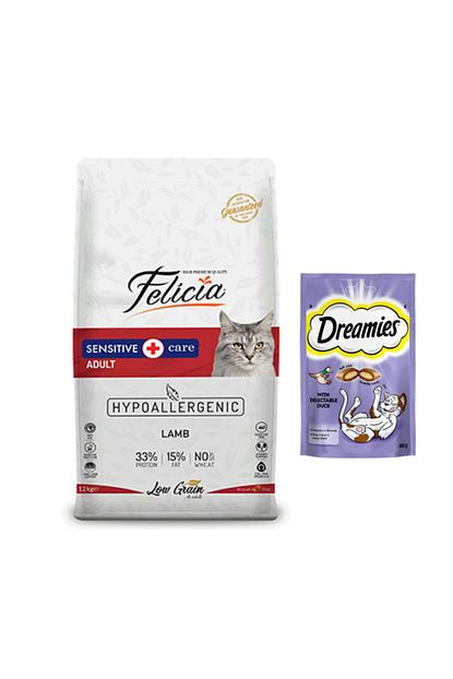 Felicia Kuzulu Yetiskin Kedi Mamasi 2 Kg Dreamies Ordekli Kedi Odul Mamasi 60gr Trendyol