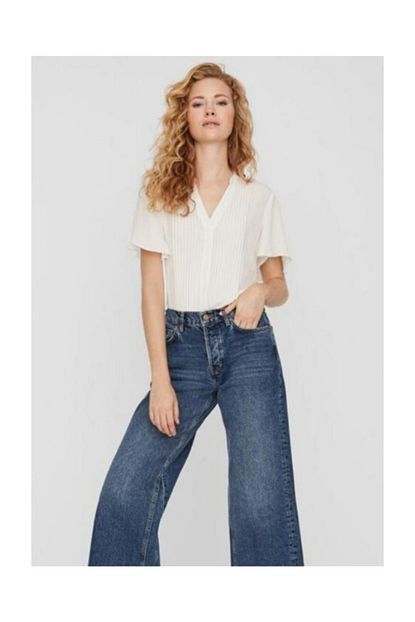 Hepsibitarz Kadin Mavi Ispanyol Paca Jeans Pantolon Orjinal Ithal Bayan Trendyol