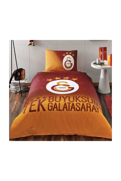 Tac Galatasaray Tek Kisilik Nevresim Takimi Glow Trendyol